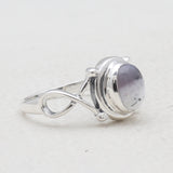 Dendritic Opal Silver Rings