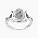 Dendritic Opal Silver Rings