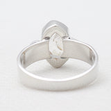 Herkimer Quartz Silver Rings