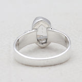 Herkimer Quartz Silver Rings