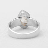 Herkimer Quartz Silver Rings
