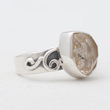 Herkimer Quartz Silver Rings