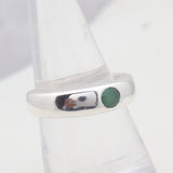 Natural Emerald Silver Ring