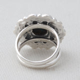 Azurite Malachite Silver Rings