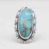Blue Lace Agate Silver Rings