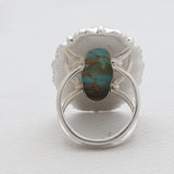 Blue Lace Agate Silver Rings