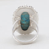 Blue Lace Agate Silver Rings