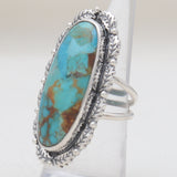 Blue Lace Agate Silver Rings