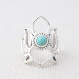 Mexican Turquoise Silver Ring