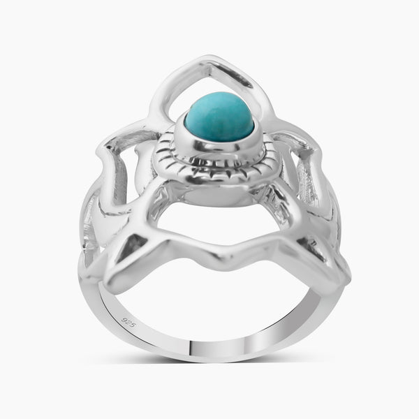 Mexican Turquoise Silver Rings