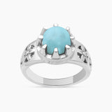 Rainbow Moonstone Silver Rings