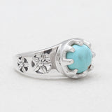 Rainbow Moonstone Silver Rings
