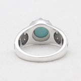 Rainbow Moonstone Silver Rings