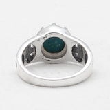 Rainbow Moonstone Silver Rings