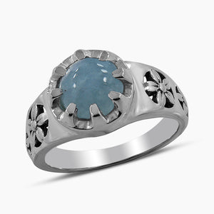 Rainbow Moonstone Silver Rings