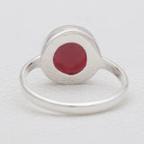 925 Sterling Silver Garnet Rings