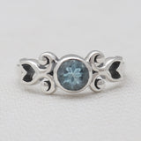 925 Sterling silver Blue Topaz Rings