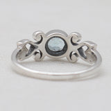 925 Sterling silver Blue Topaz Rings