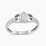 Tourmaline Silver Rings