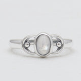 Tourmaline Silver Rings