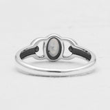 Tourmaline Silver Rings