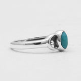 Tourmaline Silver Rings