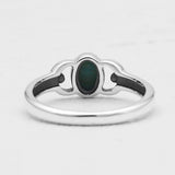 Tourmaline Silver Rings