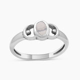 Tourmaline Silver Rings