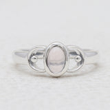 Tourmaline Silver Rings