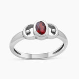 Tourmaline Silver Rings