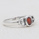 Tourmaline Silver Rings
