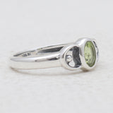 Tourmaline Silver Rings