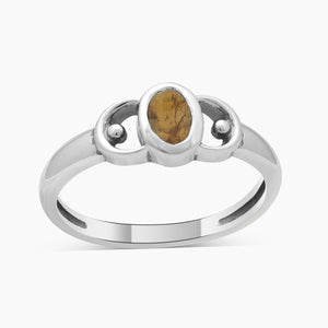 Tourmaline Silver Rings