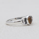 Tourmaline Silver Rings