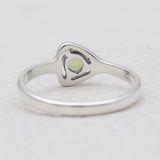 Peridot Silver Rings