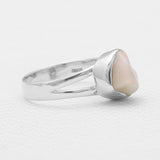 Natural Ethiopian Opal Silver Rings