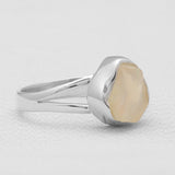 Natural Ethiopian Opal Silver Rings