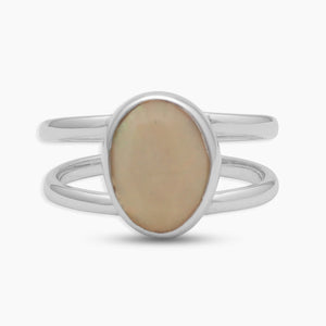 925 Sterling Silver Ethiopian Opal Rings