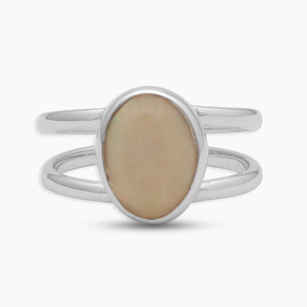 925 Sterling Silver Ethiopian Opal Rings