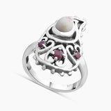 Thulite Silver Rings