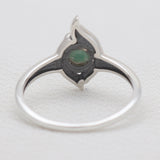 Emerald Silver Rings