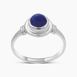 Blue Larimar 925 Sterling Silver Rings