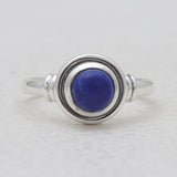 Blue Larimar 925 Sterling Silver Rings