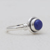 Blue Larimar 925 Sterling Silver Rings
