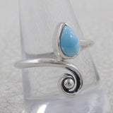 Larimar Silver Ring