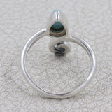 Larimar Silver Ring