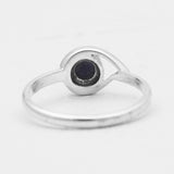 Amethyst Silver Rings