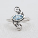 Pretty peridot Silver Rings