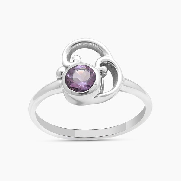Garnet Silver Rings