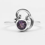 Garnet Silver Rings